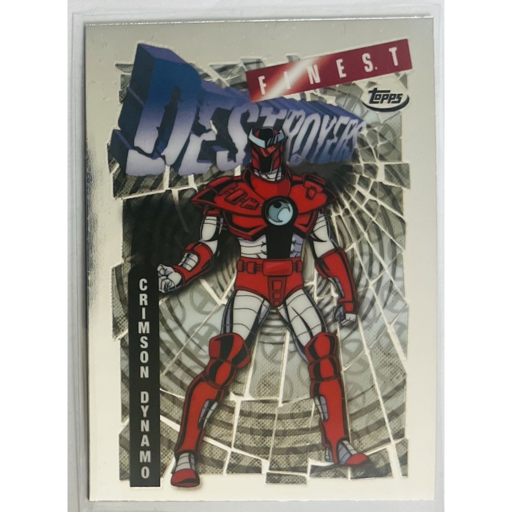 2025 Topps Finest X-Men '97 Crimson Dynamo #71 Destroyers‎ Cameo Uncommon Card